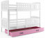 Cubus 2 Bunk bed with mattress 190x90 white