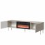 RAFAEL RTV 200 EF + komin TV cabinet with electric fireplace,Cashmere