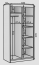 SW-HAI 100 cm A Lükandustega riidekapid peegliga,Artisan
