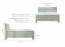 DONNA Box springs 160x200+TOP Basic H4 Двуспальная кровать