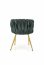 K517 Chair d.green/gold