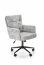FLORES- Swivel armchair light grey