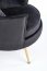 ALMOND Armchair (black)