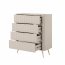 Lante L 4S Beige Chest of drawers