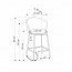 18142,Bar stool,grey