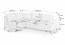 BRANDO L NAR Corner sofa with pouf