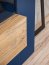 Set Oak flagstaff/dark blue