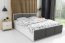 PANAMAX Upholstered ST-MET 140x200 Voodi (Valge)