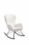 LIBERTO 3 Rocking chair white/black