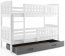 Cubus 2 Bunk bed with mattress 190x90 white