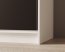 SW-CAS-120 cm - WB Sliding wardrobe with mirror,White matt/black matt