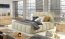 EDVIGE 140 Bed with wooden frame