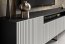 NOES BW RTV 200 cm TV-alus,Must matt/Valge matt