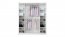 Rodos 200 Sliding door wardrobe (white)