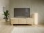 Style-Japandi G TV-Lowboard mit 3 Klappen und abgerundeten Fronten
