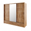 ArtiAR -01P Sliding door wardrobe with lighting and mirror 250cm
