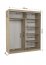 Dallas Dal04 180 Sonoma Wardrobe with sliding doors
