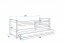 Riko I 200x90 Bed with a mattress White