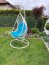 BELLISSIMO white Hanging chair with cushions