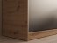 SW-HAI 120 cm AB Lükandustega riidekapid peegliga,Artisan/Must matt