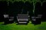 Garden furniture set UNICO Black