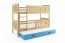 Cubus 3 Etagenbett Hochbett 190x90 mit 3 Matratzen,Kiefer