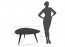 Orbetello 3SORB59C Schwarze Esche Couchtisch