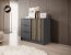 NELLY KOM K2 Chest of drawers (graphite/artisan lamella)