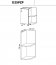 Prowansja D25PZ Corner base cabinet 