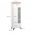 Velutto WIT 1W Glass-fronted cabinet