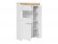 Holten REG2D1W-BI/DWO/BIP Glass-fronted cabinet