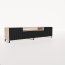 NOES AB RTV 200 cm TV-alus,Artisan tamm/Must matt