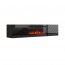LUXE-EF RTV black + kamin black TV cabinet