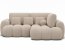 COZ Ecksofa (Calmora 18 Beige velour)