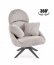 MERRY 2 Leisure chair with swivel function,cappuccino