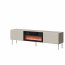 RAFAEL RTV 200 EF + komin TV cabinet with electric fireplace,Cashmere