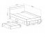 Pixel PX15 L/R,120x200 Bed with two drawers