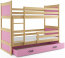 Riko II 190x90 Bunk bed with two mattresses Pine