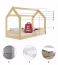 Hausbett 1 für Kinder 80x160 mit Matratze,weiß