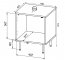 Jungle- SZN Bedside 2pcs. White