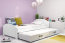 LIL- 2 Twin bed with mattress 200x90 white