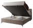WAVE-bed 140x200 Divguļamā gulta ar matraci un veļas kasti
