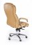 FOSTER Natural leather office chair brown