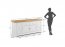Marone Elite White/pine PLMEL05 Kommode 2 Schubladen, 4 türen,Weiß/Kiefer