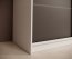SW-SON-200 cm -WB Sliding wardrobe with mirror,White matt/black matt