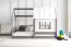HOUSE- WITH A WINDOW Kinderbett Hausbett Design 160x80 cm mit Matratze,grau