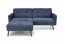 12913- Folding sofa with ottoman (Blue)
