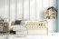 SMART-JAS Kinderbett mit Matratze 160x80 Kiefer