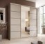 SW-SON-200 cm -KK Sliding wardrobe with mirror,Cashmere matt