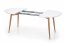 EDWARD (120-200) Extension table (white/honey oak)